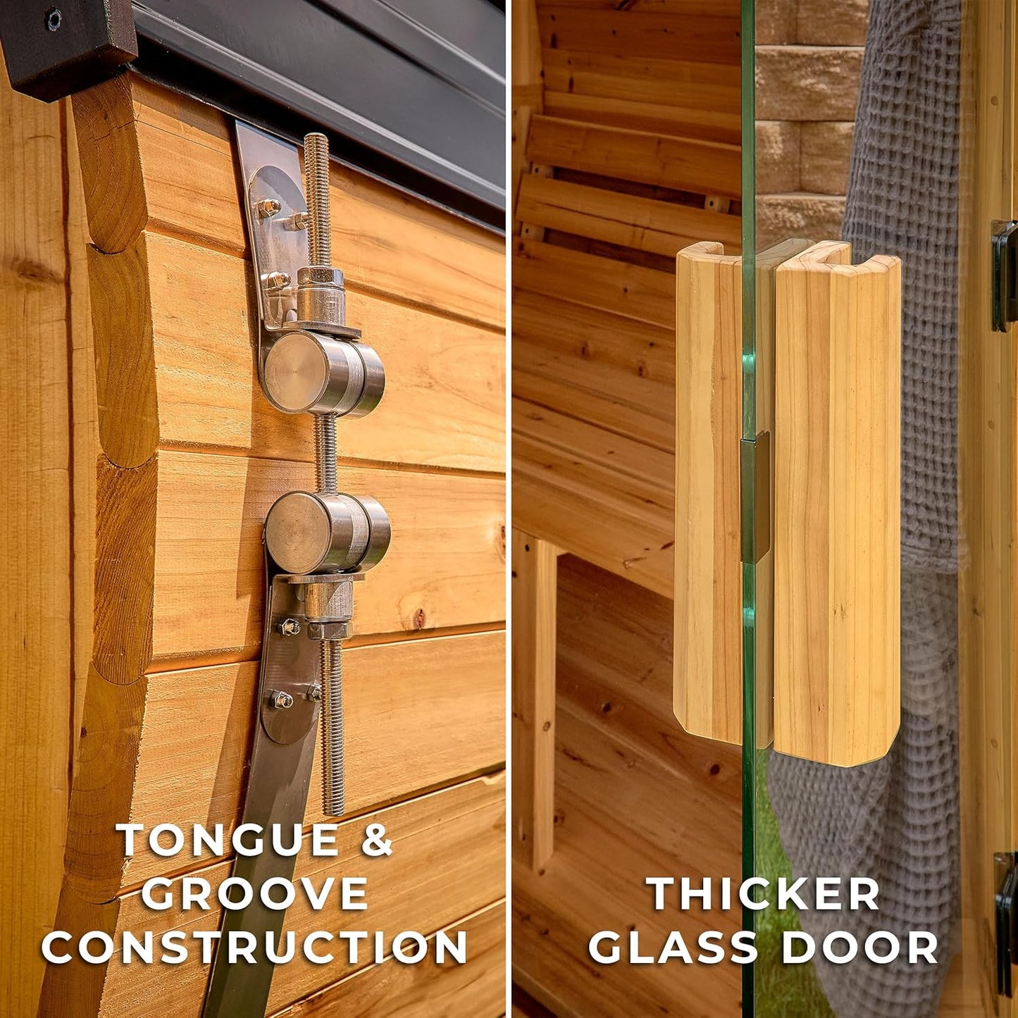 Backyard Discovery Paxton Cedar Barrel Sauna