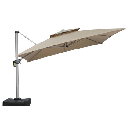 PURPLE LEAF 12' Offset Patio Umbrella – Terra