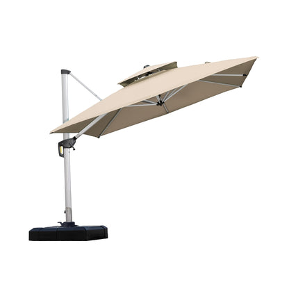 PURPLE LEAF 12' Offset Patio Umbrella – Terra