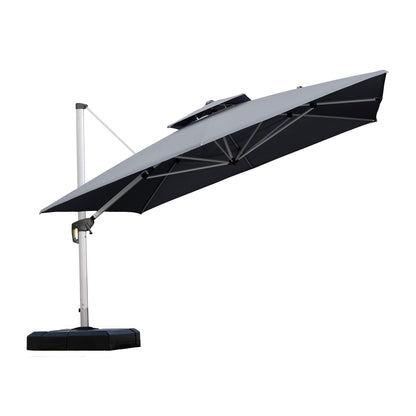 PURPLE LEAF 12' Offset Patio Umbrella – Terra
