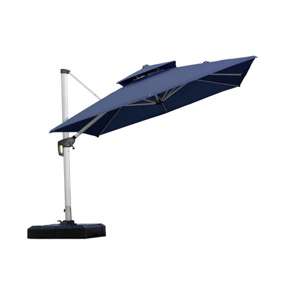 PURPLE LEAF 12' Offset Patio Umbrella – Terra