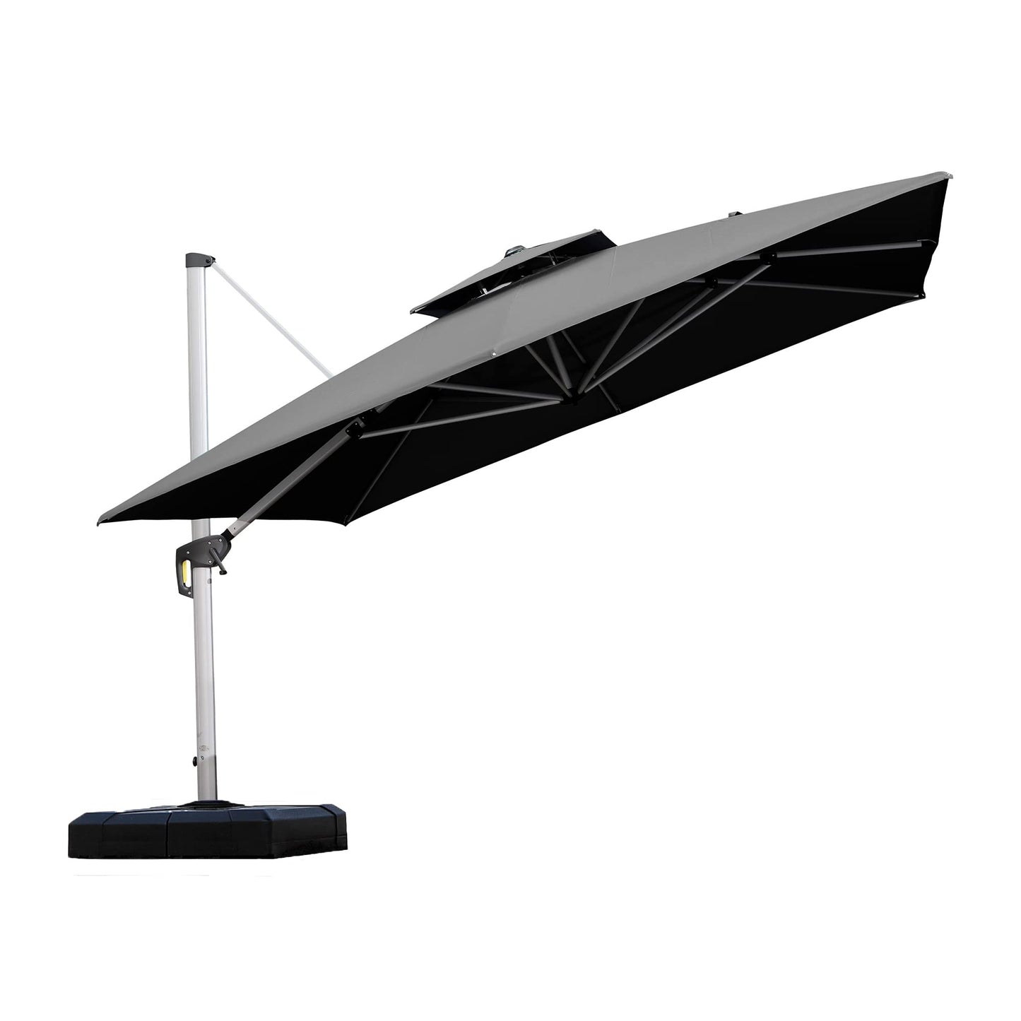 PURPLE LEAF 12' Offset Patio Umbrella – Terra
