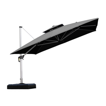 PURPLE LEAF 12' Offset Patio Umbrella – Terra