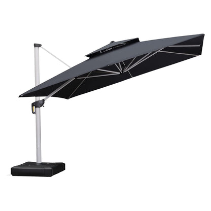 PURPLE LEAF 12' Offset Patio Umbrella – Terra