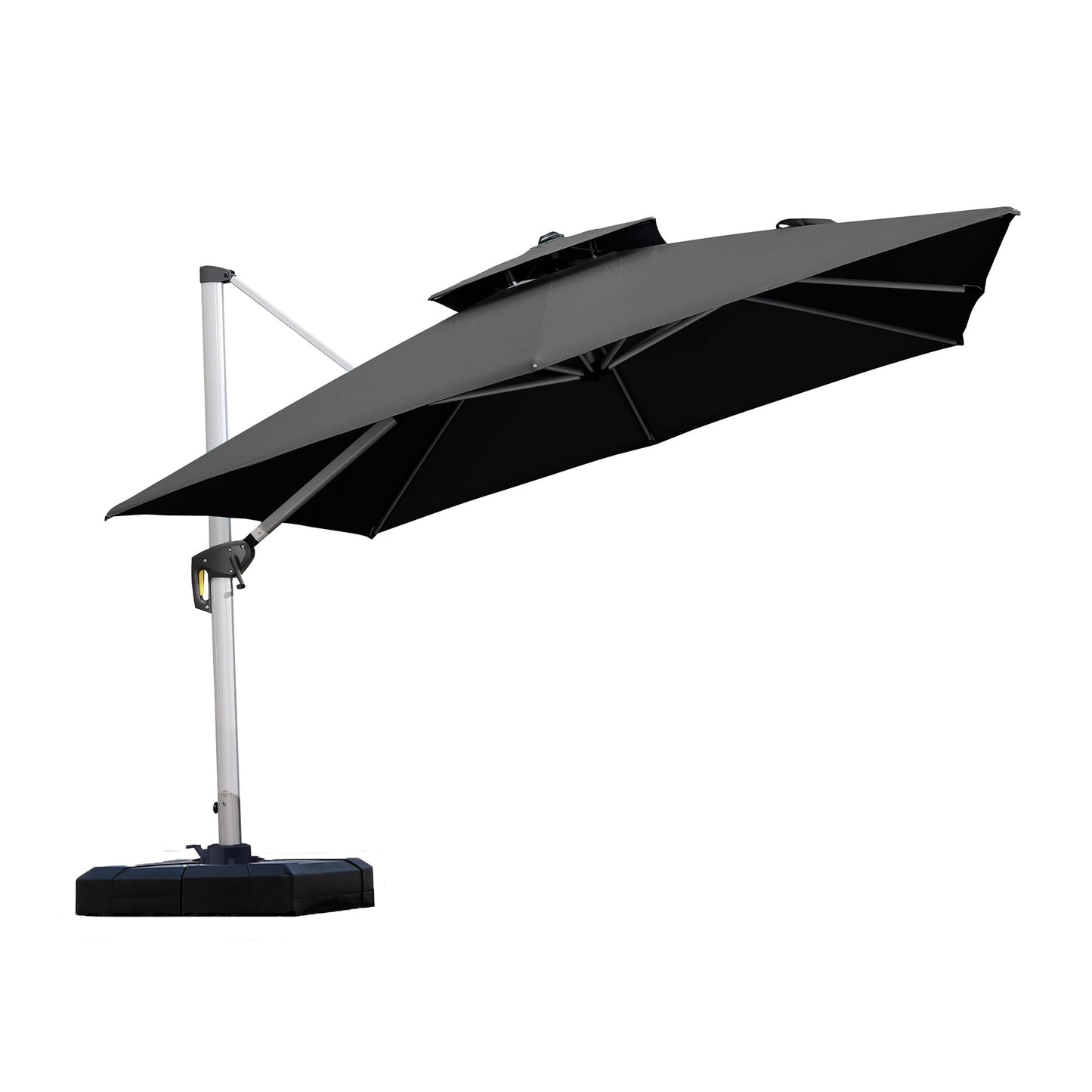 PURPLE LEAF 12' Offset Patio Umbrella – Terra