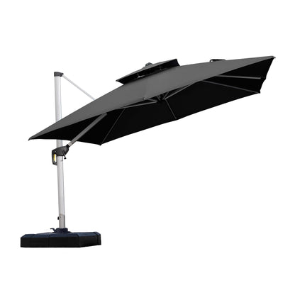 PURPLE LEAF 12' Offset Patio Umbrella – Terra