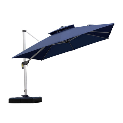 PURPLE LEAF 12' Offset Patio Umbrella – Terra