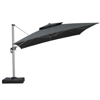 PURPLE LEAF 12' Offset Patio Umbrella – Terra