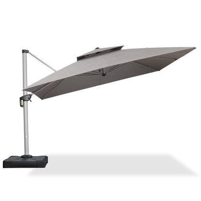 PURPLE LEAF 12' Offset Patio Umbrella – Terra
