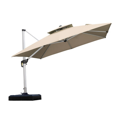 PURPLE LEAF 12' Offset Patio Umbrella – Terra