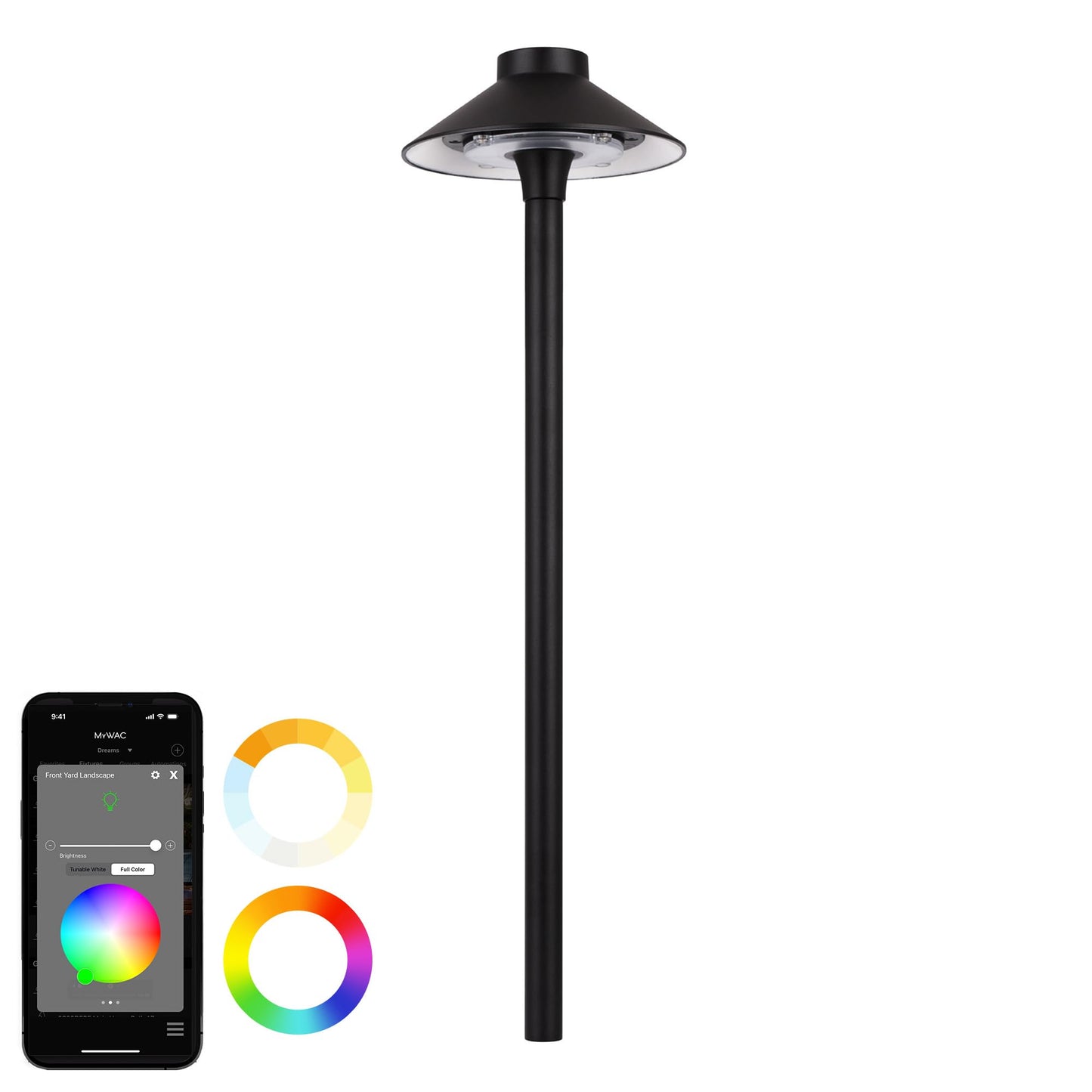 WAC Colorscaping Smart LED Tiki Path Light