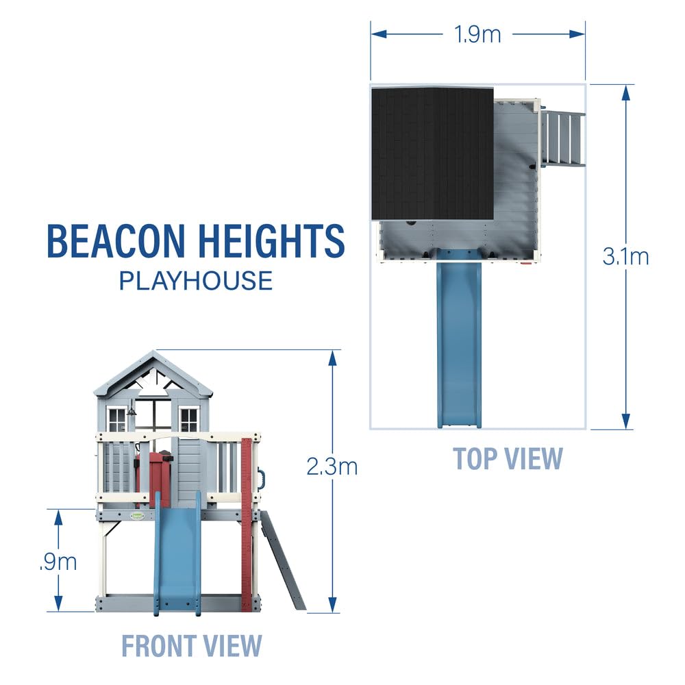 Backyard Discovery Echo Heights Cedar Kids Playhouse