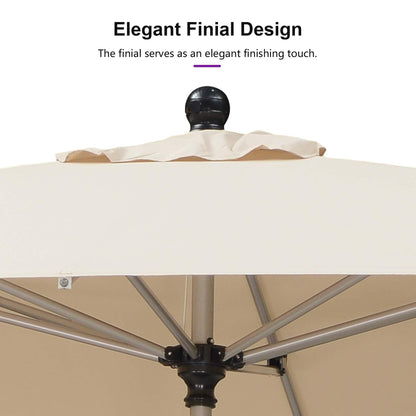 PURPLE LEAF 10' Round Patio Umbrella – Taupe