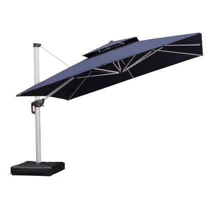 PURPLE LEAF 12' Offset Patio Umbrella – Terra