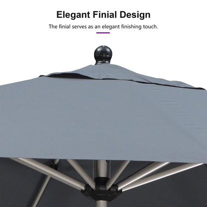 PURPLE LEAF 10' Round Patio Umbrella – Taupe