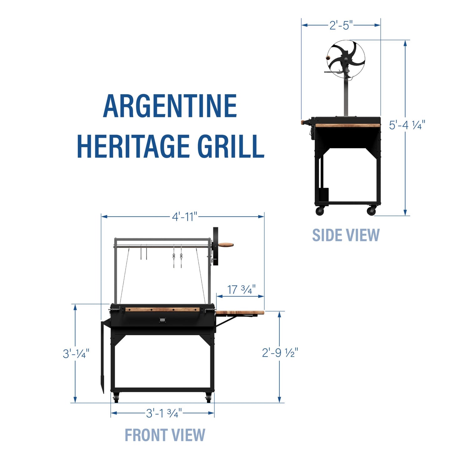 Backyard Discovery Argentine Santa Maria Heritage BBQ Grill