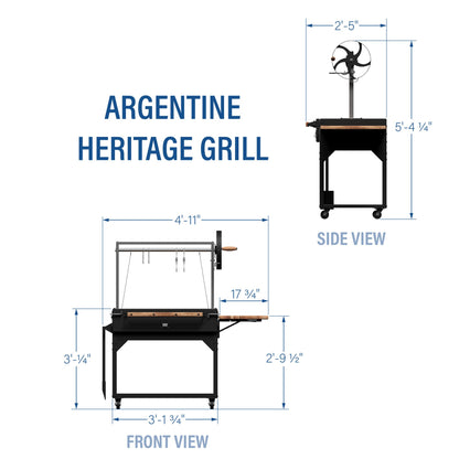Backyard Discovery Argentine Santa Maria Heritage BBQ Grill