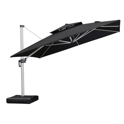 PURPLE LEAF 12' Offset Patio Umbrella – Terra