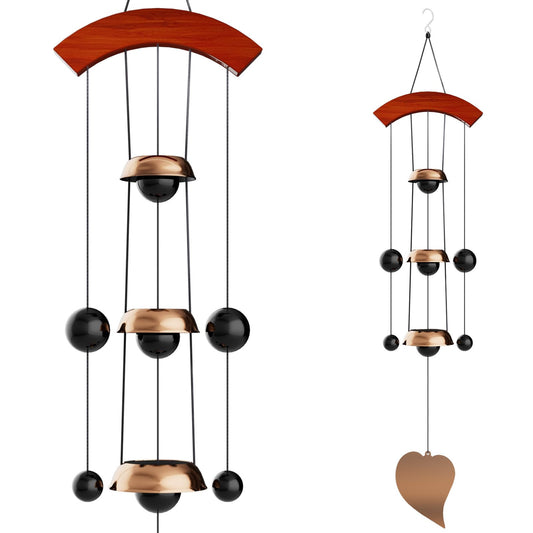 Coobest Copper Temple Wind Chimes – 36"