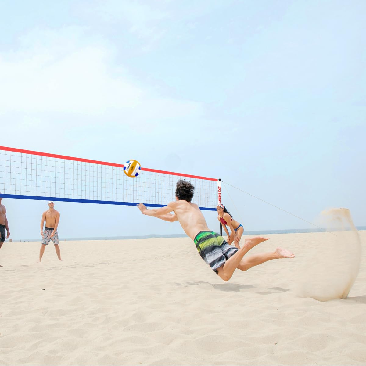 SKEERY Outdoor Volleyball Net Set – 32FT