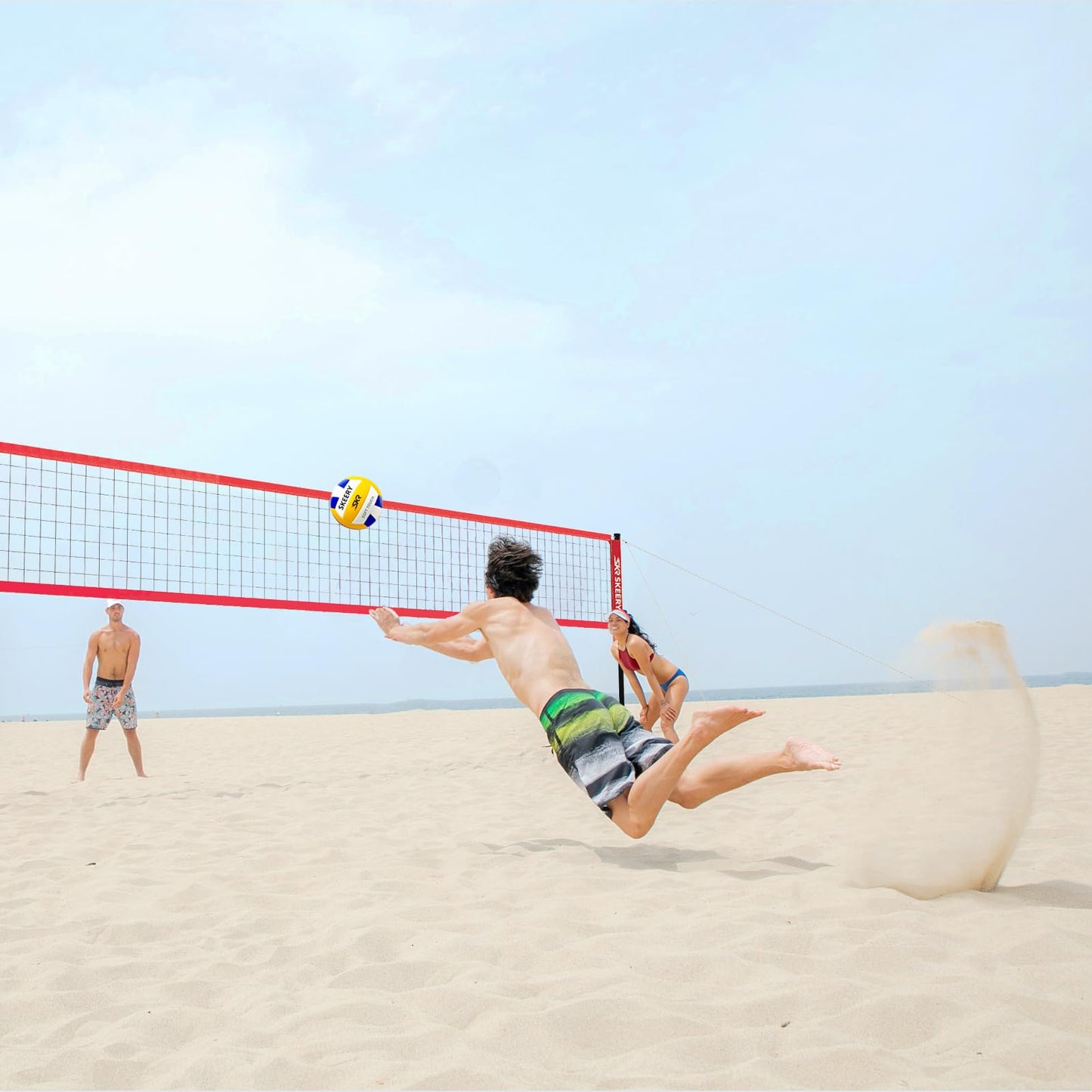 SKEERY Outdoor Volleyball Net Set – 32FT