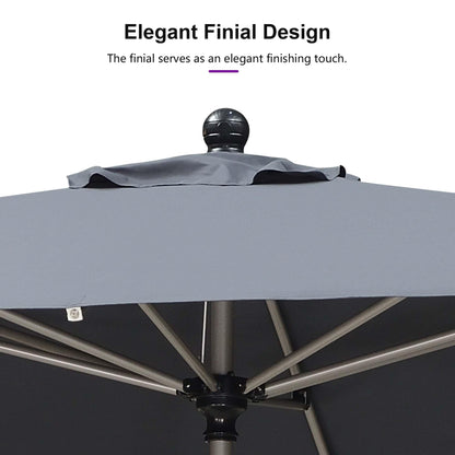 PURPLE LEAF 10' Round Patio Umbrella – Taupe