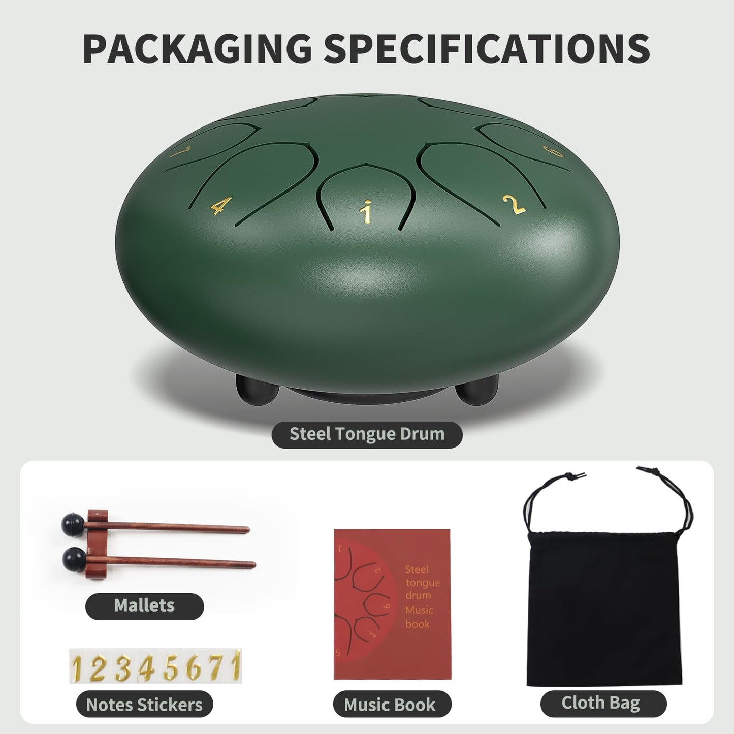 INNOWARMER Steel Rain Drum for Garden – Green