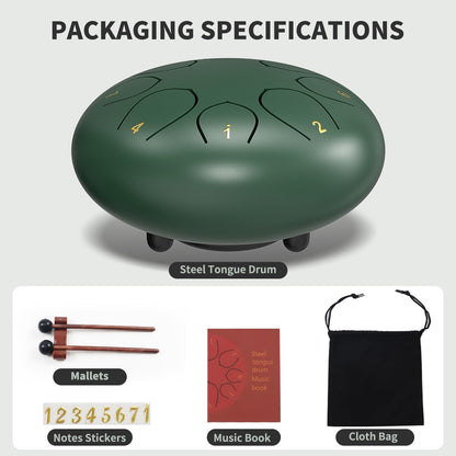 INNOWARMER Steel Rain Drum for Garden – Green