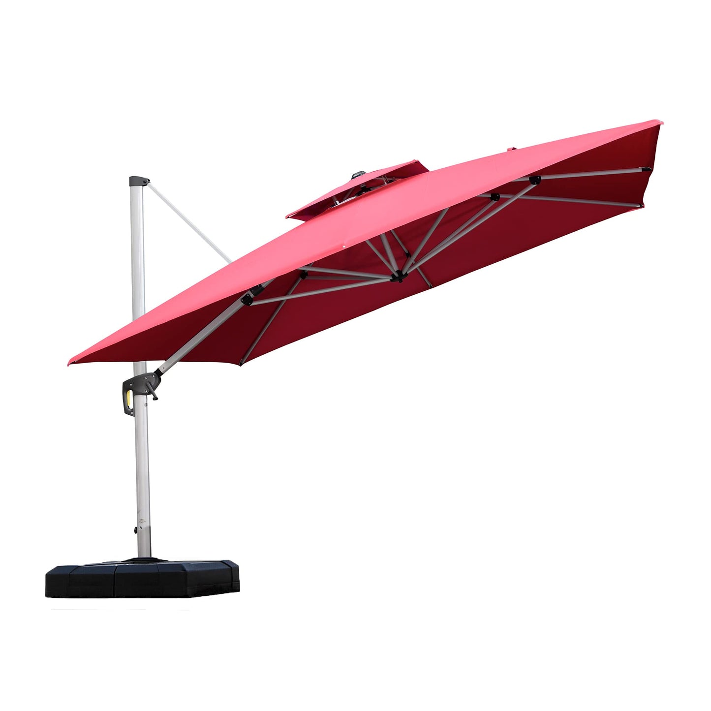 PURPLE LEAF 12' Offset Patio Umbrella – Terra