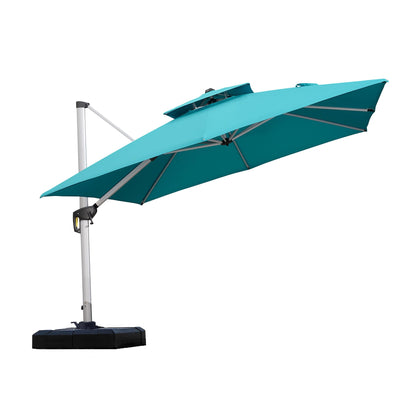 PURPLE LEAF 12' Offset Patio Umbrella – Terra
