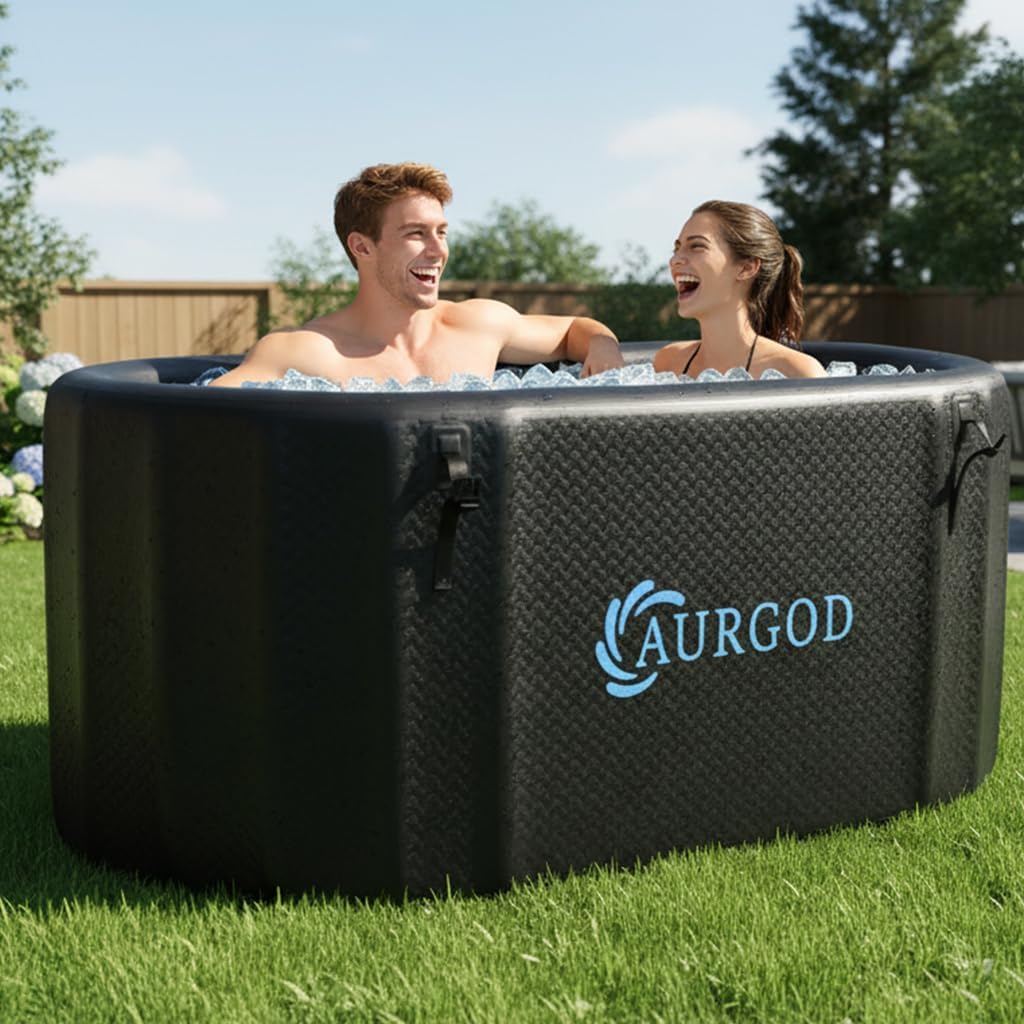 AURGOD Inflatable Cold Plunge Tub – 238 Gallon