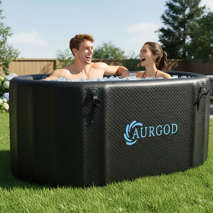 AURGOD Inflatable Cold Plunge Tub – 238 Gallon