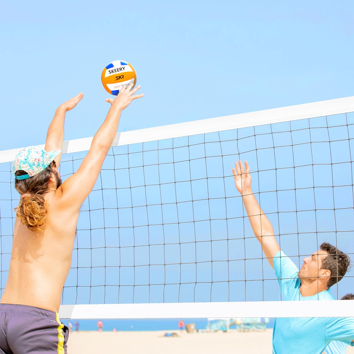 SKEERY Outdoor Volleyball Net Set – 32FT