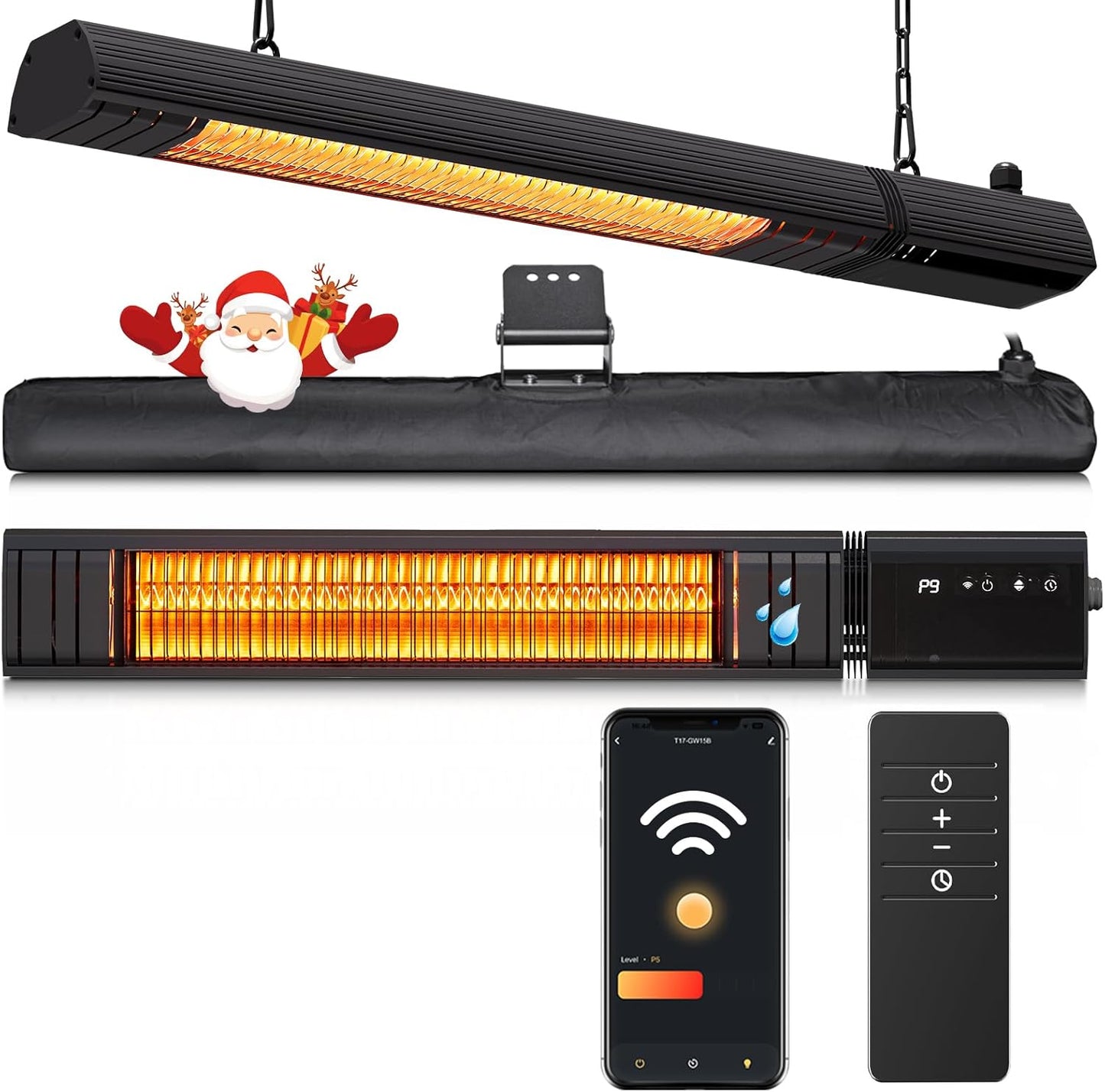 Sundate Ceiling Mount Infrared Patio Heater