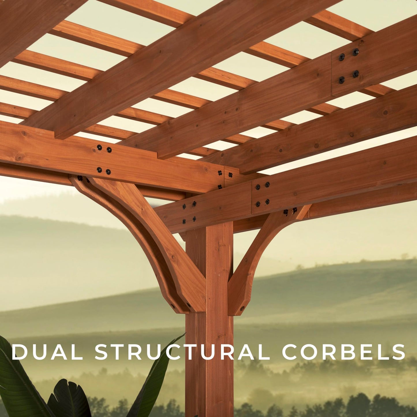 Backyard Discovery Beaumont 12' x 12' Cedar Pergola