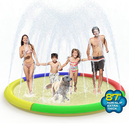 Growsland Kids Splash Pad Sprinkler Pool – 67"
