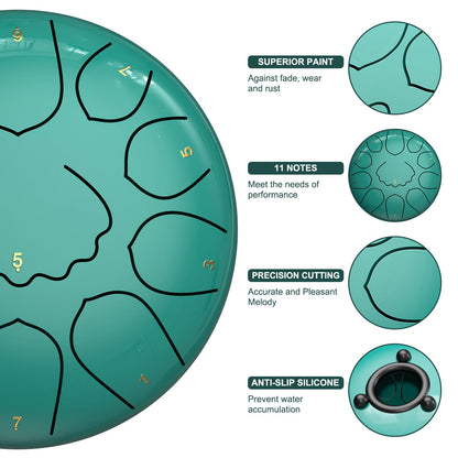 INNOWARMER Steel Rain Drum for Garden – Green