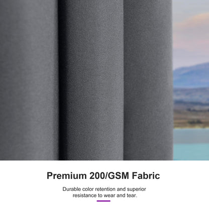 PURPLE LEAF 10' Round Patio Umbrella – Taupe