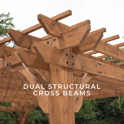 Backyard Discovery Beaumont 12' x 12' Cedar Pergola