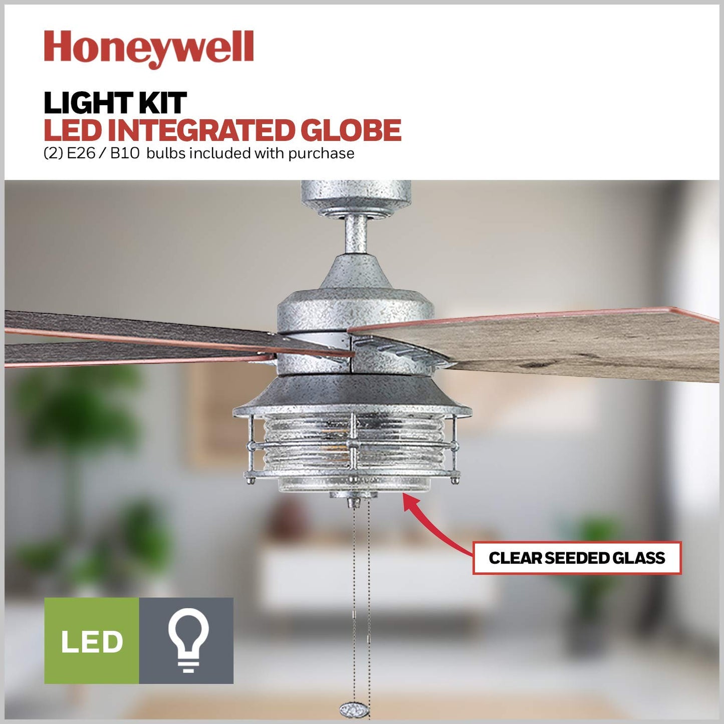 Honeywell Foxhaven 52" Farmhouse Ceiling Fan