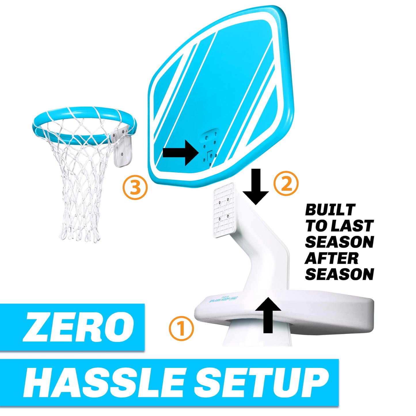 GoSports Splash Hoop PRO Pool Basketball Game