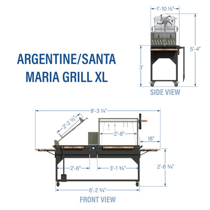 Backyard Discovery Argentine Santa Maria Heritage BBQ Grill