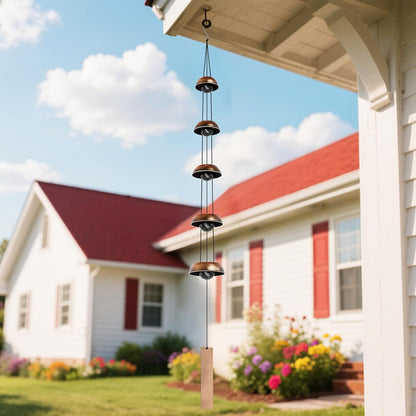Coobest Copper Temple Wind Chimes – 36"