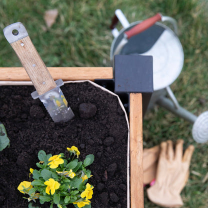 Backyard Discovery Teak Raised Garden Bed Planter