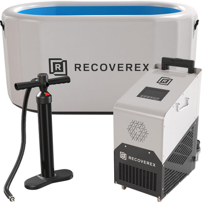 RECOVEREX Cold Plunge Tub with Chiller – 90 Gallon