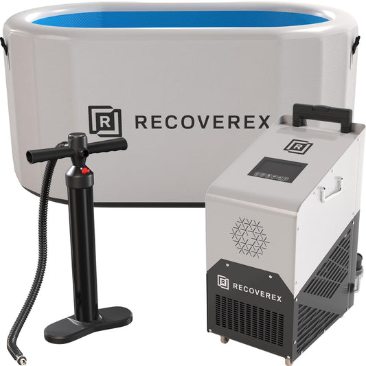 RECOVEREX Cold Plunge Tub with Chiller – 90 Gallon