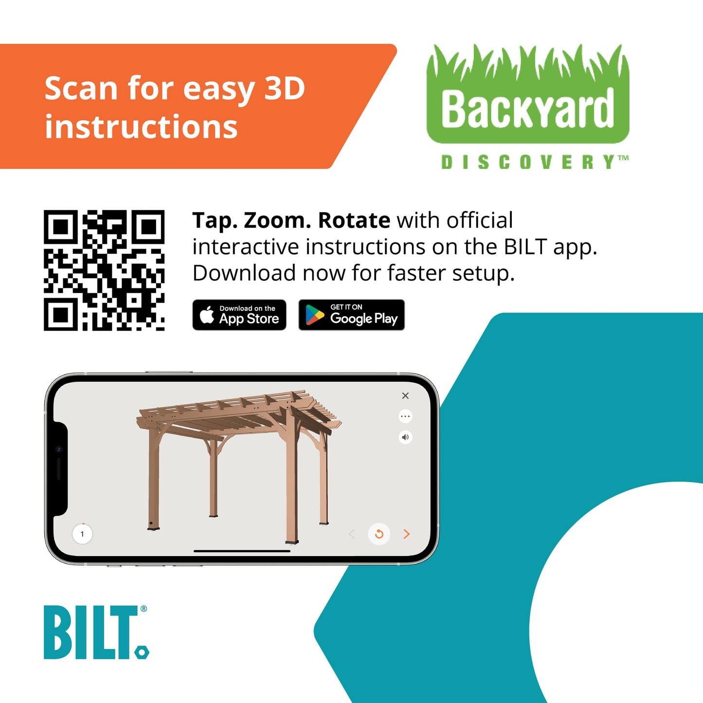 Backyard Discovery Beaumont 12' x 12' Cedar Pergola