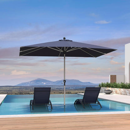 PURPLE LEAF 10' Round Patio Umbrella – Taupe