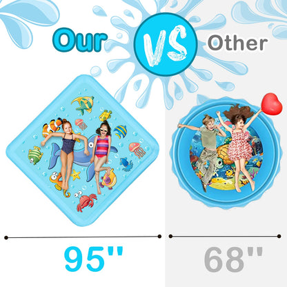 Growsland Kids Splash Pad Sprinkler Pool – 67"