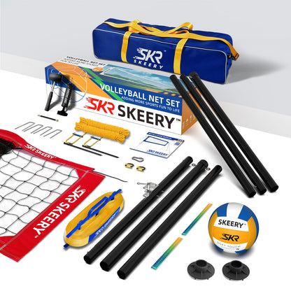 SKEERY Outdoor Volleyball Net Set – 32FT